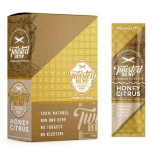 TWISTED HEMP DESIGNER WRAPS  - (15 POUCHES / BOX)