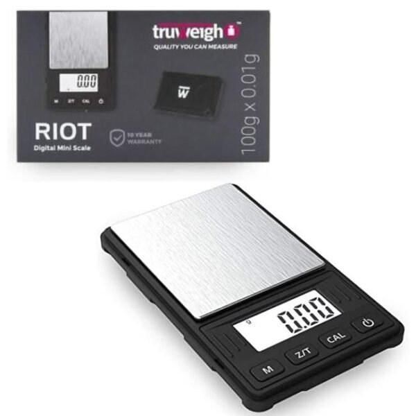 TRUWEIGH RIOT DIGITAL MINI SCALE (100G X 0.01G)