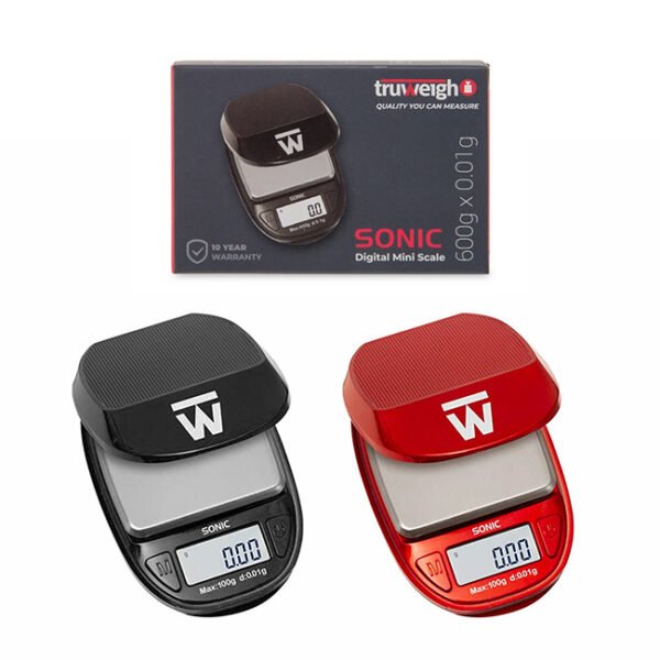 TRUWEIGH SONIC DIGITAL MINI SCALE BLACK