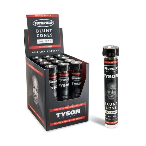 TYSON RANCH X FUTUROLA TERPENE INFUSED (THE TOAD) BLUNT CONES 12CT/ BOX