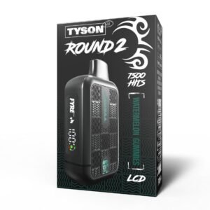 TYSON ROUND 2.0 5% DISPOSABLE (160ML) 7500 PUFFS 10CT/ BOX