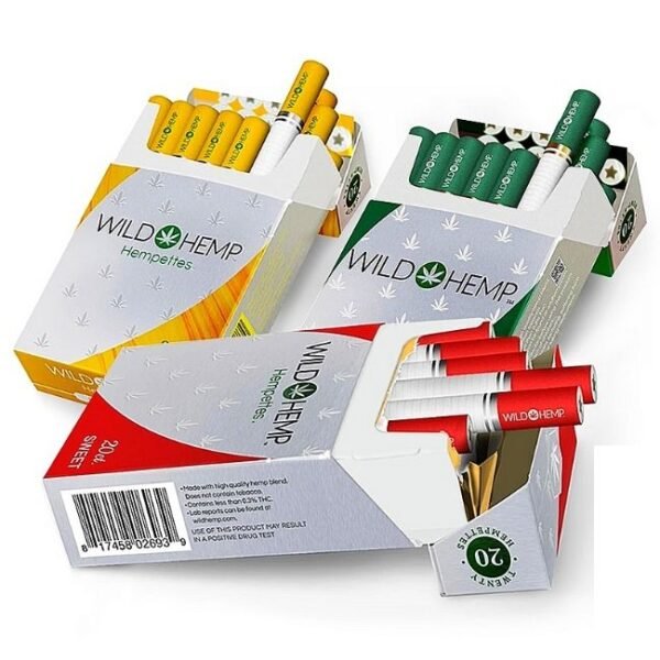 WILD HEMP CBD HEMPPETTES  DISPLAY OF 10 PCK / CARTON