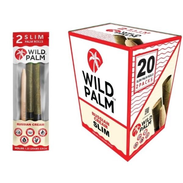 WILD PALM SLIM 1.25GM PRE ROLLS JOINTS 20CT/ BOX