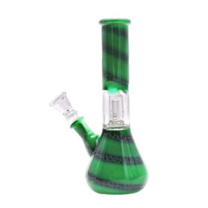 8 MIX COLOR SINGLE DOME ASSORTED DESIGN AND COLOR BEAKER STYLE WATE PIPE