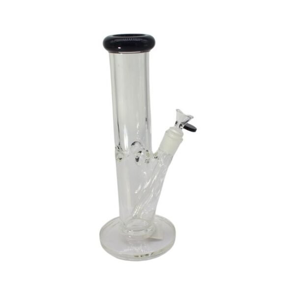 GLASS 12" HIGH QUALITY STRAIGHT TUBE WATER PIPE