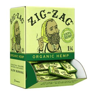 ZIG ZAG PAPER PROMO PACK ORGANIC HEMP 1-1/4 (48 BOOKLETS / 50LEAVES)