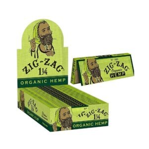 ZIG ZAG PAPER ORGANIC HEMP 1 1/4 24CT/ BOX