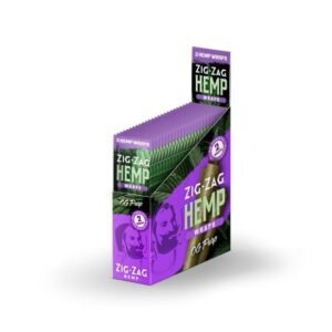 ZIG ZAG HEMP 2 WRAPS 25CT/ BOX