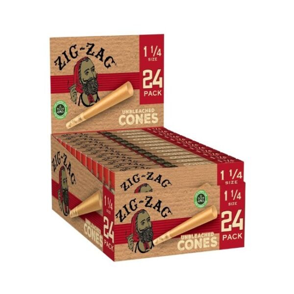 ZIG ZAG CONES 1- 1/4 SIZE 24 PACK