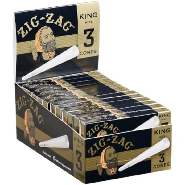 ZIG ZAG ULTRA THIN CONES 24CT/ BOX