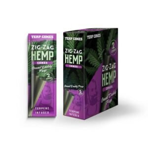 ZIG ZAG HEMP TERPENE INFUSED (2CT) CONES 15CT/ BOX