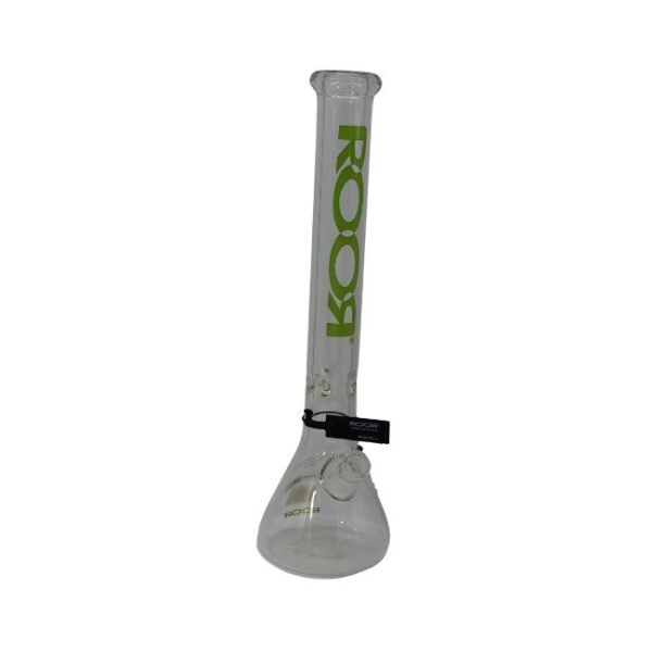 ROOR 18'' BEAKER GREEN DECAL WATER PIPE