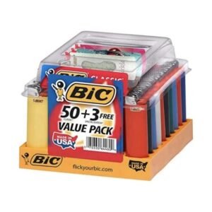 BIC LIGHTER REGULAR (50CT + 3 FREE) DISPLAY