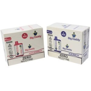 BIG DADDY ZERO % DISPOSABLE (65ML) 5500 PUFFS 5CT/ BOX
