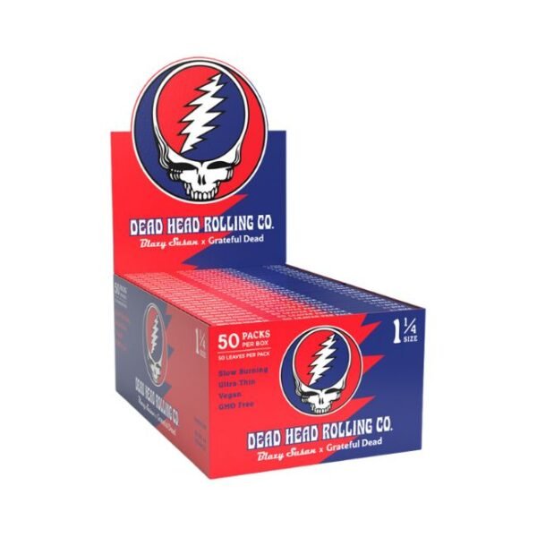 BLAZY SUSAN X GRATEFUL DEAD 1 1/4 ROLLING PAPERS 50CT/ BOX