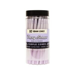 BLAZY SUSAN PURPLE PRE ROLLED 98MM CONES 50CT JAR