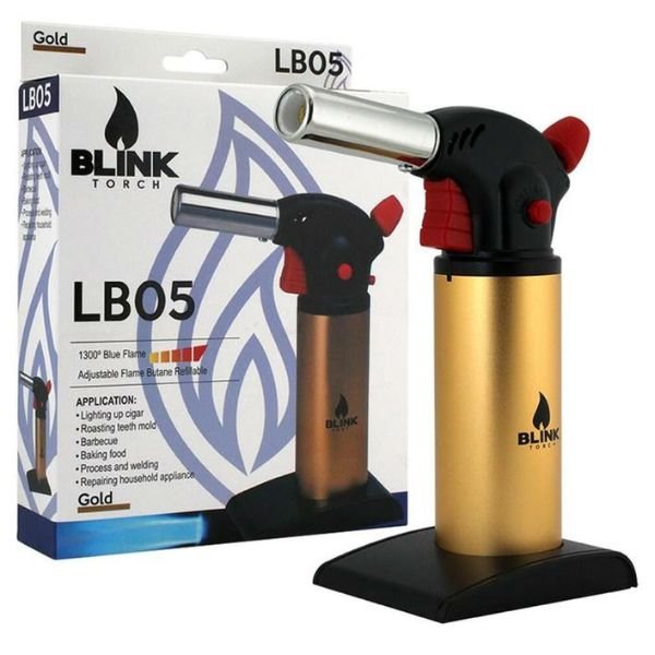 BLINK TORCH REFILLABLE BLUE FLAME BUTANE LIGHTER LB05