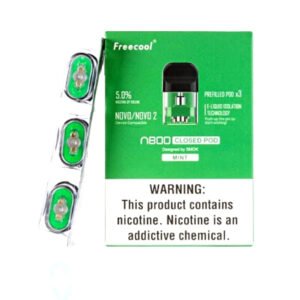 FREECOOL BY SMOK N800 DC 1.4 CLOSED POD MINT 3PK (COMPATIBLE NOVO/NOVO2)