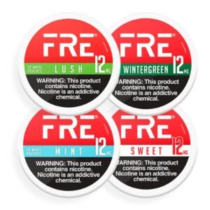 FRE NICOTINE - 5 CANS / PACK "20 POUCHES PER CAN"