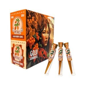 ROSE PETALS HANDMADE 3 GOJIBERRY CONES 12CT/ BOX