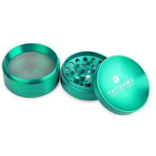 TSUNAMI DRY HERB CAVED SUNKEN TOP 63MM GRINDER