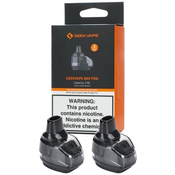 GEEKVAPE B60 / AEGIS BOOST 2 5ML REPLACEMENT POD 2PK/ BOX