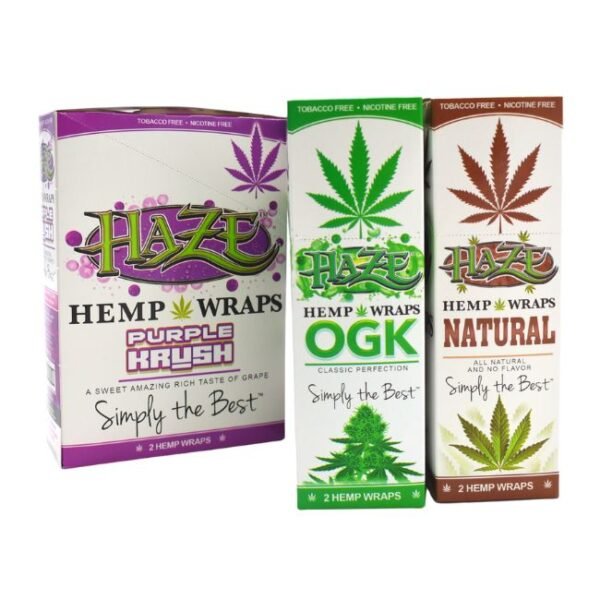 HAZE HEMP WRAPS 2CT 25 PACK