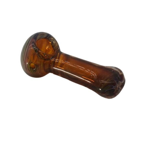 3.5" DOUBLE TUBING AMBER SHADE PREMIUM QUALITY HAND PIPE