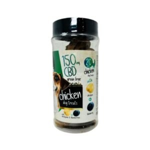 JUST CBD PETS DOG TREATS GRAIN FREE 150MG COOKIES JAR