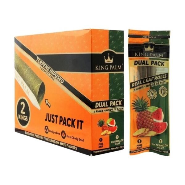 KING PALM CONES 2PK KING (TERPENE INFUSED) 20PK/ BOX