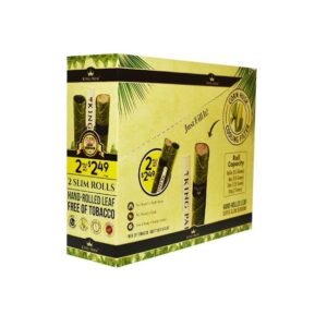 KING PALM 2PK PRE PRICED ROLLS 20CT DISPLAY