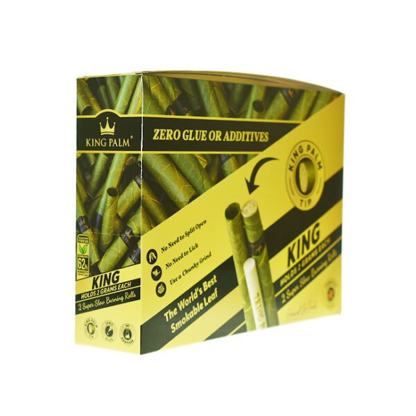 KING PALM 72/62% KING SIZE HOLDS 2GM EACH 20CT/ BOX