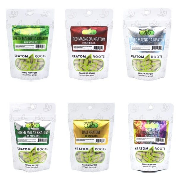 KRATOM ROOTS  KRATOM 80CAPS/BAG