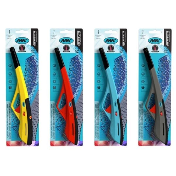 MK SLIP GUARD CONTEMPO REFILLABLE BBQ LIGHTER (ZY-3854-WP-PK)