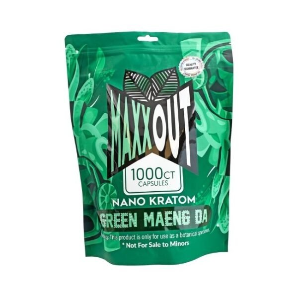 MAXX OUT  KRATOM 1000CT CAPSULES BAG