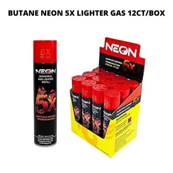 NEON BUTANE 5X 300ML 12CT/ BOX