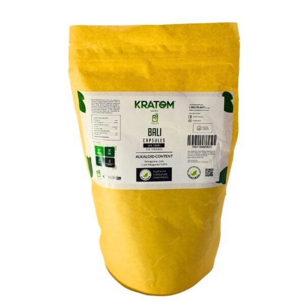 NJOY KRATOM 500CT CAPSULES BAG