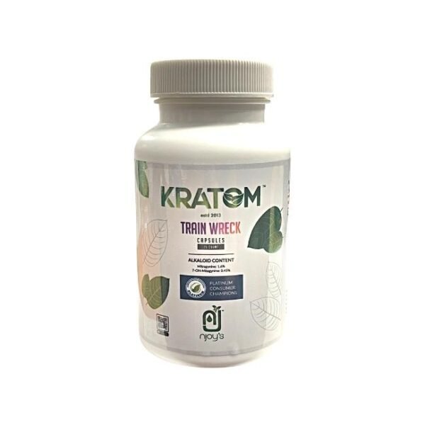 NJOY KRATOM 75CT CAPSULES BOTTLE