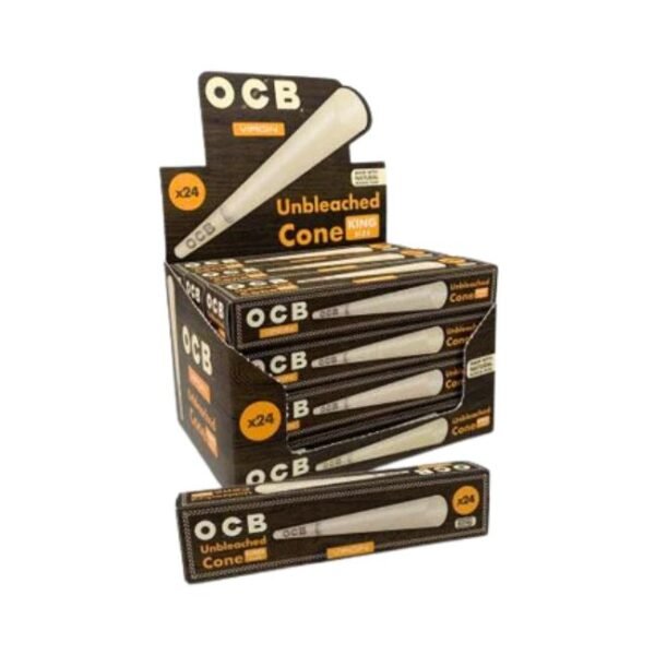 OCB UNBLEACHED VIRGIN CONES 24CT/ BOX