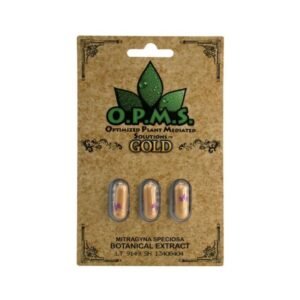 OPMS KRATOM GOLD 3CT CAPSULES