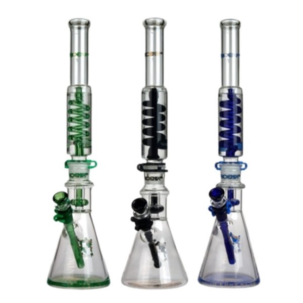 PHOENIX GLASS 18" FREEZABLE COIL 5MM THICK WATER PIPE