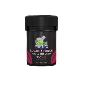 PROF WHYTE'S KRATOM 300MG GUMMIES ROUGH PUNCH 10CT JAR