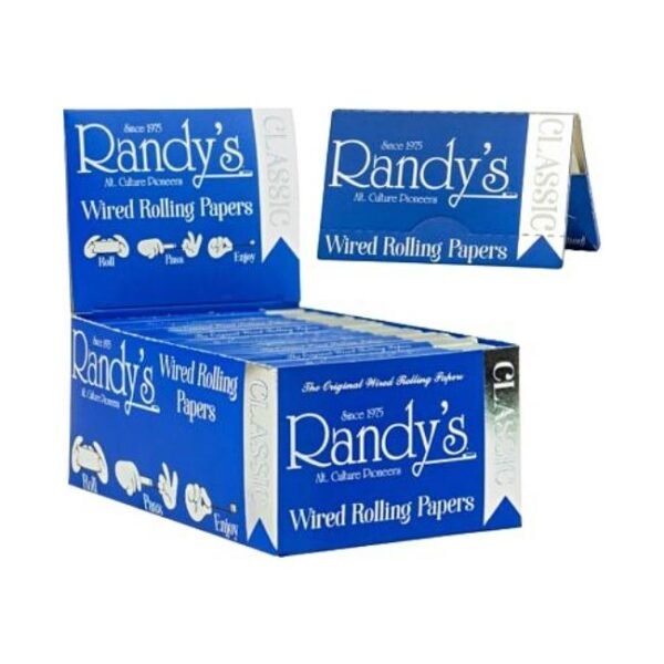 RANDY'S WIRED ROLLING PAPERS 25CT BOX
