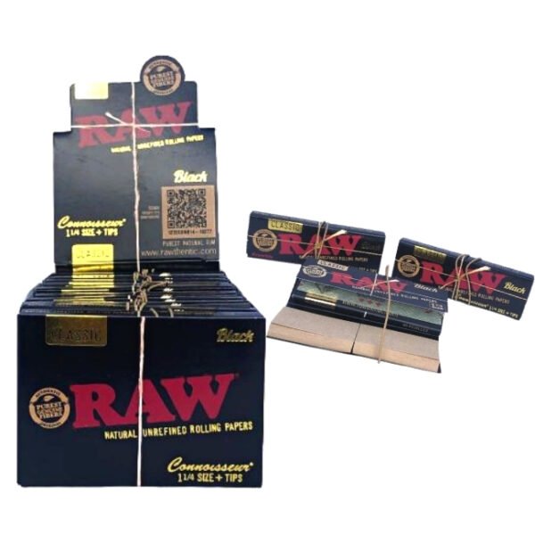 RAW BLACK CLASSIC CONNOISSEUR 24CT/ BOX