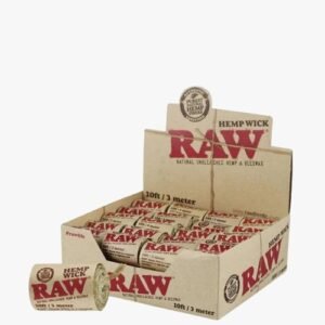 RAW HEMP WICK 10FT / 3 METERS 40CT/ BOX