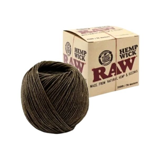 RAW HEMP WICK 250FT / 76 METERS