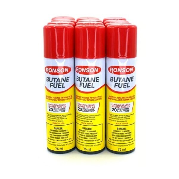 RONSON BUTANE 1.48OZ / 42GM / 75ML (12 CT DISPLAY)