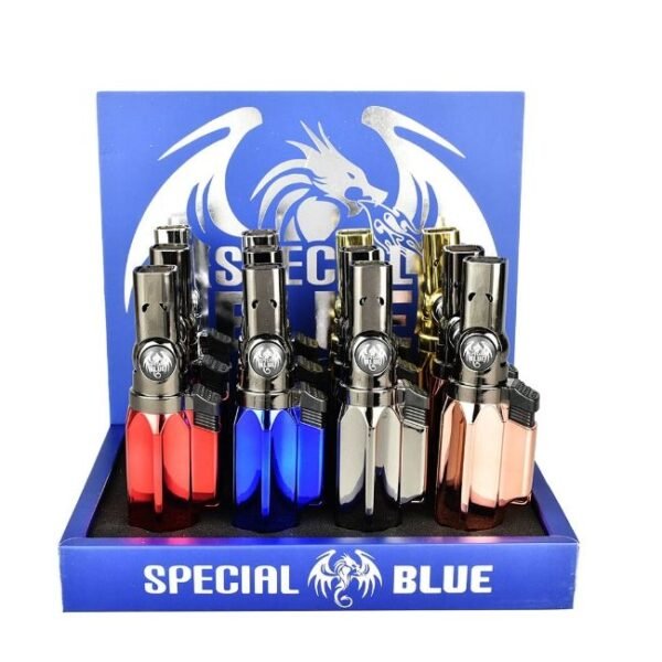 SPECIAL BLUE LASER MINI BUTANE TORCH LIGHTER (LT113) 12CT/ BOX