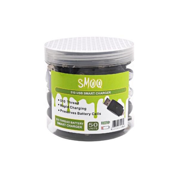 SMOQ USB CHARGING CABLE 50CT JAR