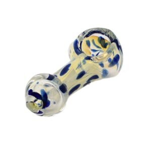 GLASS 3"INCH DICORE FRYUT DOUBLIC LYME DESIGN HANDPIPE ASSORTED "SP05"
